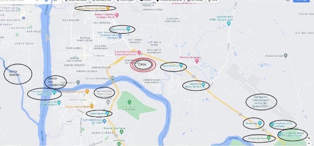 Casa Proximo Argentina, Aeroporto , Cataratas, Shopping Catuai Apartment Фос ду Игуасу Екстериор снимка